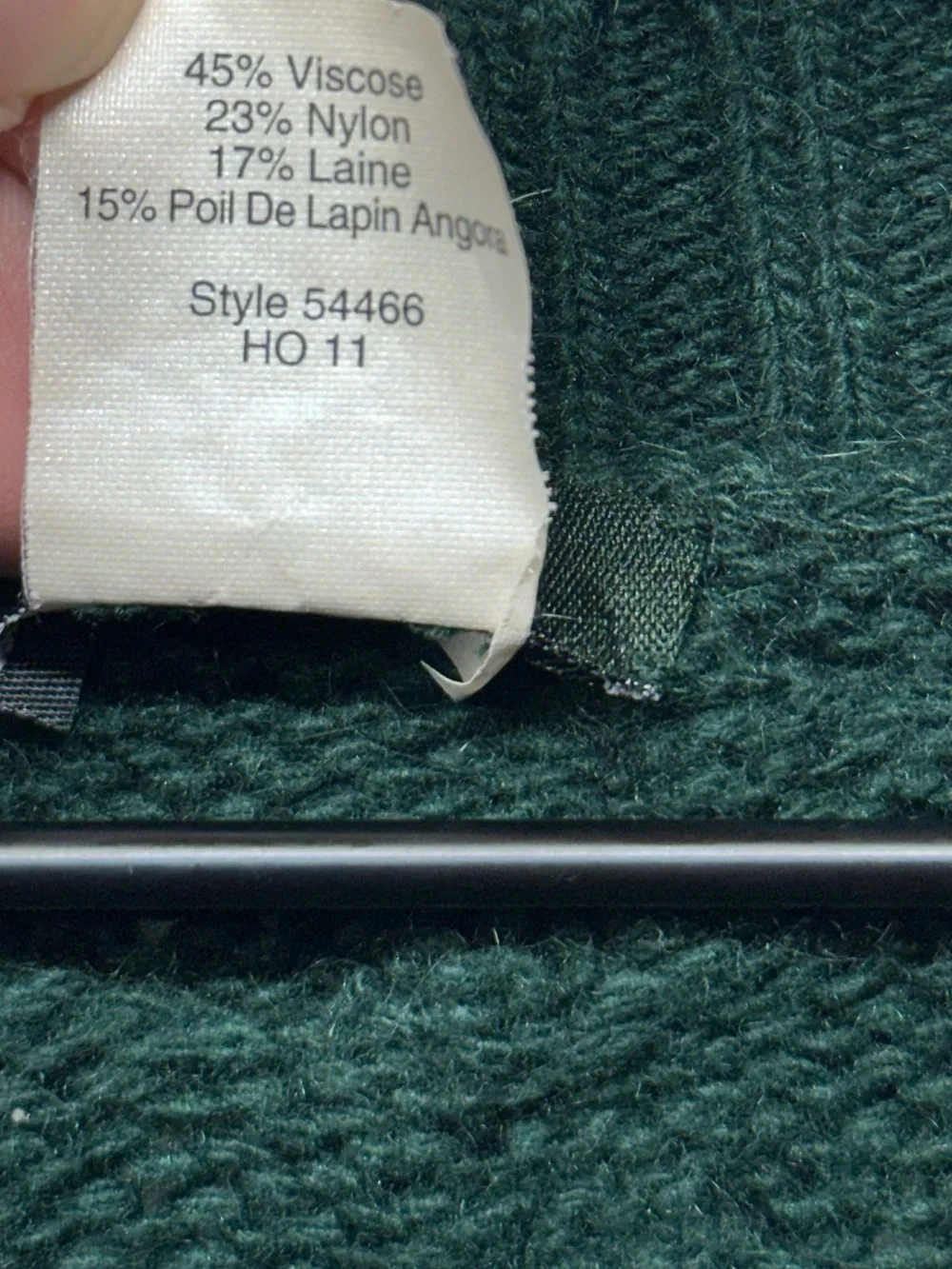 J.Crew Angora Wool Blend Textured Knit Sweater Green Medium Crewneck Cozy
